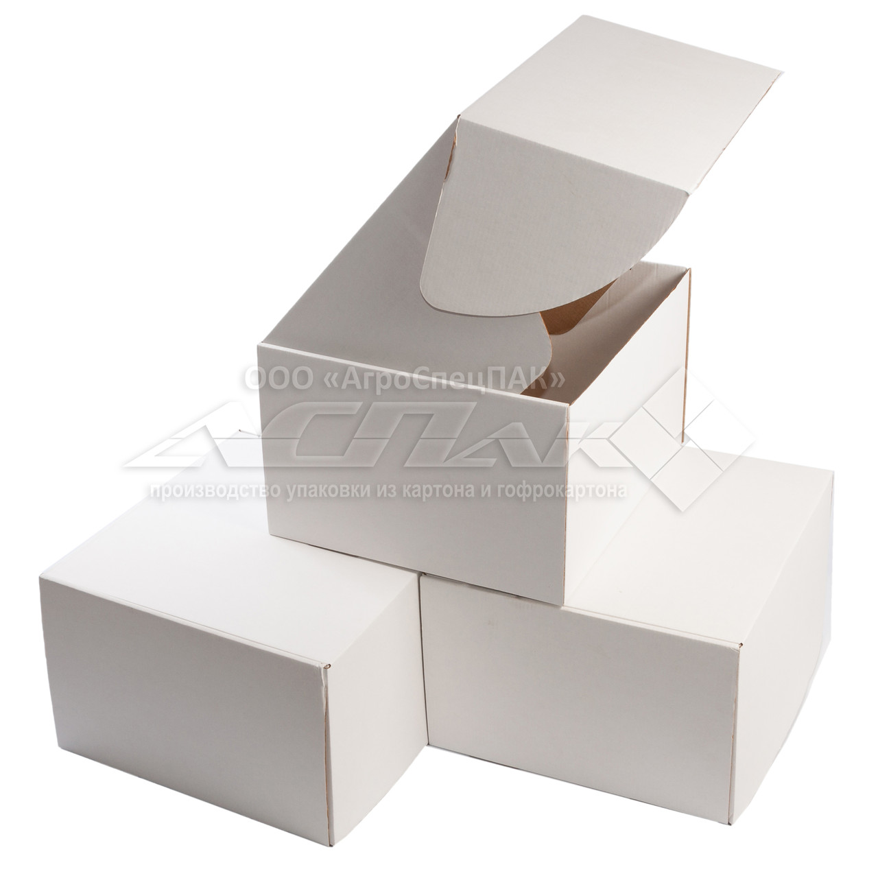 Картонна коробка 320х290х190 біла