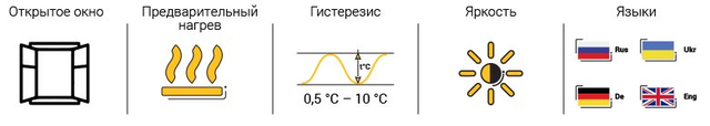 Основні функції термостата Terneo PRO–Z