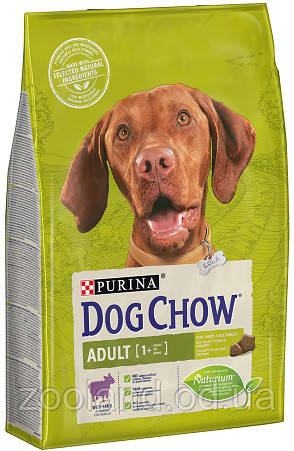 Dog Chow Adult для дорослих собак з ягням, 2,5 кг