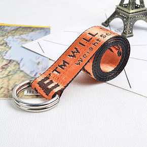 Ремінь на Пояс Off-White Belt Офф Вайт 150 см Помаранчевий, фото 1