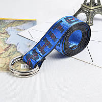 Ремінь на Пояс Off-White Belt Офф Вайт 150 см Синій