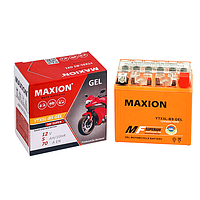 Мото аккумулятор GEL MAXION YTX 5L-BS (12V, 5A)