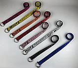 Ремінь унісекс Off White оф вайт, бордовий, фото 7