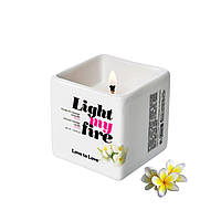 Массажная свеча Love To Love LIGHT MY FIRE Monoi (80 мл) без парабенов и консервантов 777Shop.com.ua