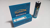 Аккумулятор Rablex 18650 Li-Ion 2400mAh (тестовая емкость 1750 mAh) (с защитой)