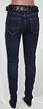 Джинси жіночі американка, з паском, темно-сині, Туреччина, фото 3