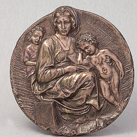 Картина-медальон Veronese Марія з Ісусом 22 см (75383 A4)