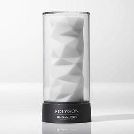 Мастурбатор Tenga 3D Polygon, дуже ніжний, з антибактеріального еластомеру з сріблом 777Shop.com.ua