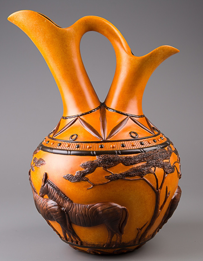 Ваза Veronese Зебри 37 см (75540VA)