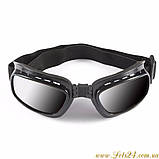 Сонцезахисні окуляри Steampunk у стилі стимпанк чорні, фото 7