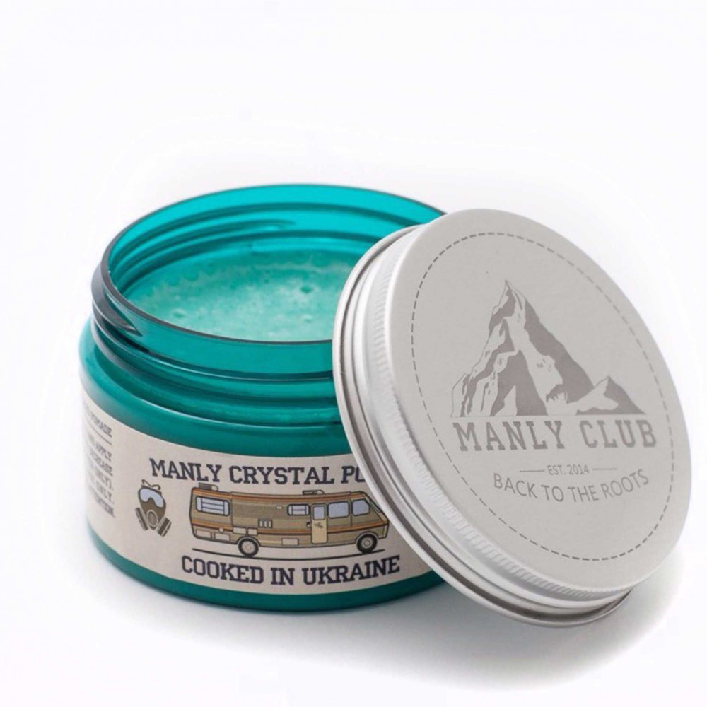 ПОМАДА ДЛЯ ВОЛОС НА ВОДНОЙ ОСНОВЕ MANLY CRYSTAL POMADE, 120 МЛ