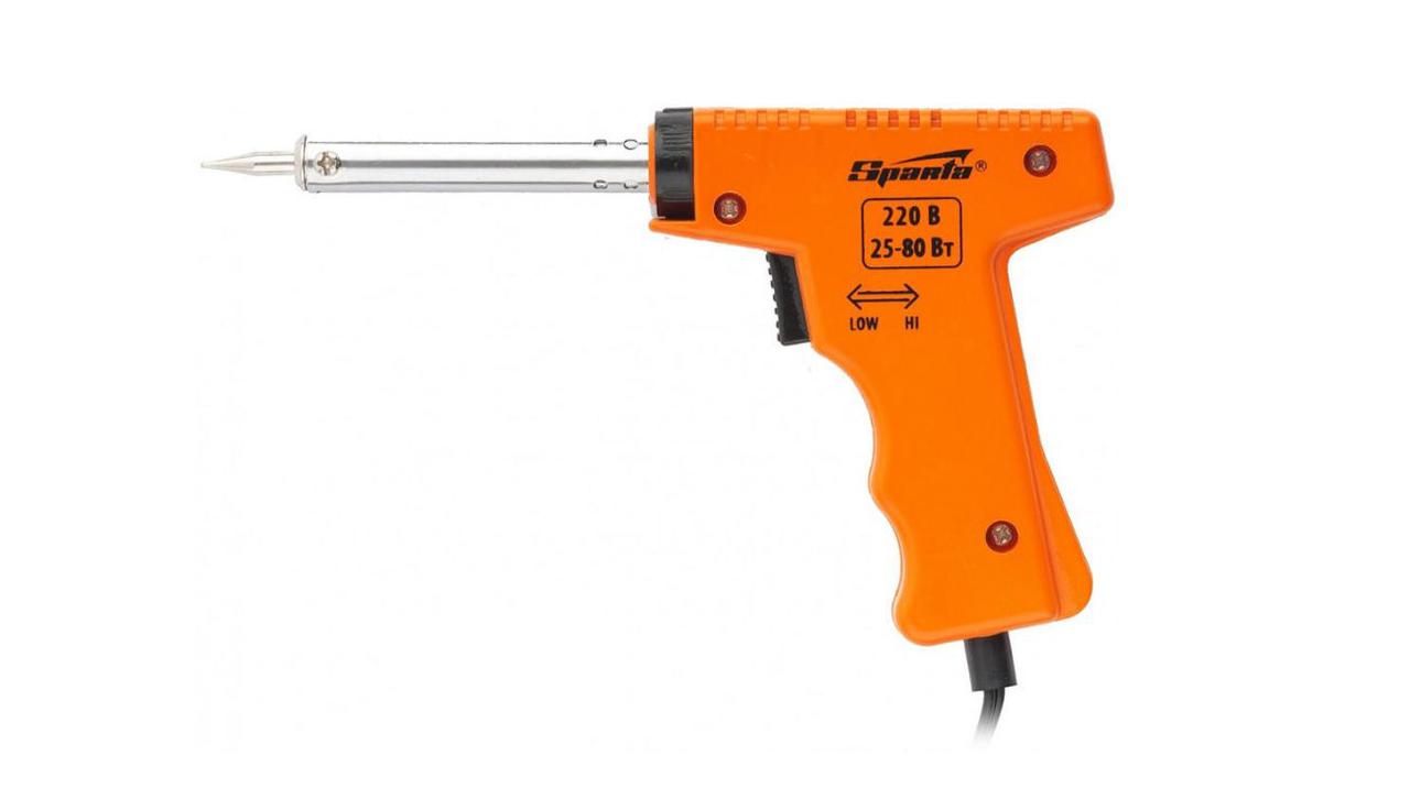 Паяльник пістолет 25-80w електричний 220 В SPARTA 913065, фото 1