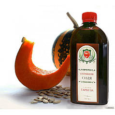 Гарбузова олія 500 мл. перший холодний віджим ТМ «Справжні Скарбі»