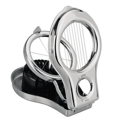 Яйцерезка 15х10х3.7см з нержавіючої сталі двопозиційна Lacor, фото 1