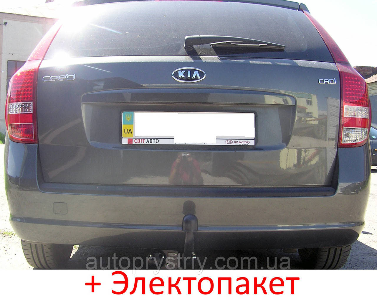 Фаркоп - Kia Ceed Універсал (2012--) з'ємний на 2 болтах