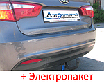 Фаркоп - Kia Rio Седан (2011--) з'ємний на 2 болтах