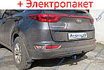 Фаркоп - Kia Sportage Кросовер (2015--) ГБО, з'ємний на 2 болтах