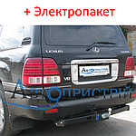 Фаркоп - Lexus LX 470 Позашляховик (1996-2007) з'ємний литий на 2 болтах на пластині