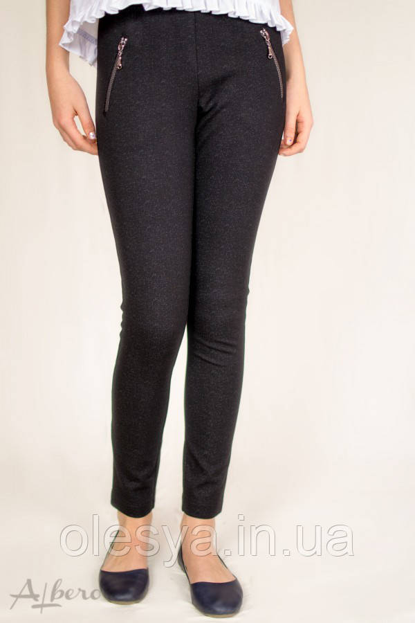 Дитячі штани "скіні" з кишенями на змійках Розміри 134 146, фото 1