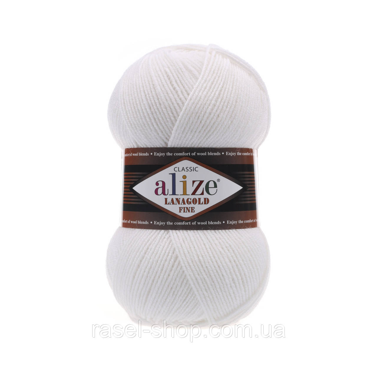 Alize Lanagold Fine белый №55