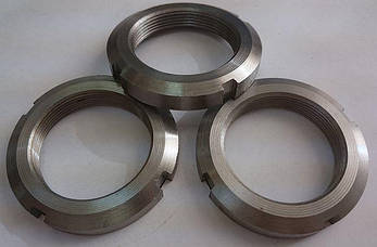 Гайка М70 кругла шлицевая ГОСТ 11871-88, фото 2