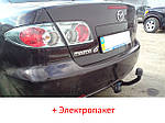 Фаркоп - Mazda 6 Седан / Хетчбек (2003-2008) з'ємний на 2 болтах