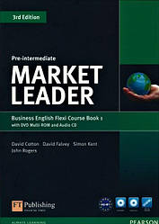 Market Leader (3rd Edition) Pre-Intermediate Flexi 1 Course Book + DVD-ROM