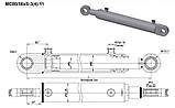 Гідроциліндр МС 80/56х160-3.11.2(510) Гідросила, фото 2