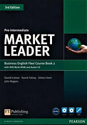 Market Leader (3rd Edition) Pre-Intermediate Flexi 2 Course Book + DVD-ROM