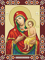 Схема для вишивки Образ Пресвятої Богородиці