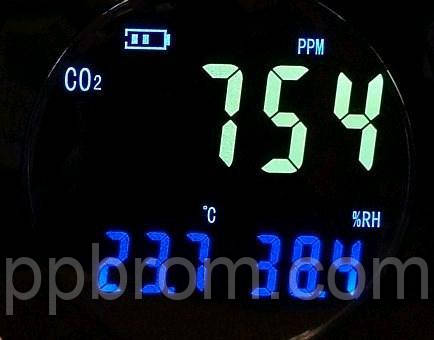 детектор газу CO2 - сигналізатор HT-501 Xintest