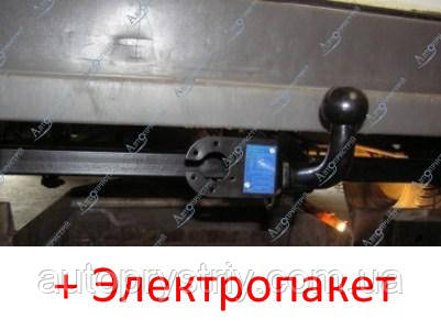 Фаркоп - Mercedes Sprinter Мікроавтобус (1995-2006) 2 кол. з підніжкою L=3550 спарка, з'ємний на 2 болтах