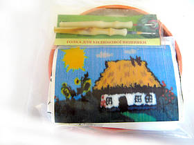 Набір для килимової вишивки  2 голки «Будиночок»