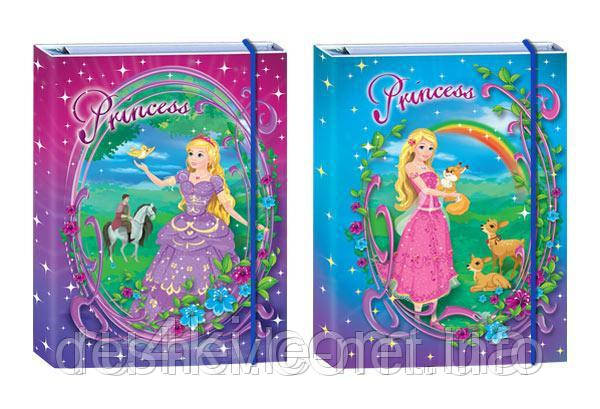 Папка для праці А4 "Kidis" на резинці PRINCESS WORLD