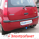 Фаркоп - Mitsubshi Colt (Z3) Хетчбек (2004-2013) 5 дв., з'ємний на 2 болтах