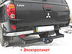 Фаркоп - Mitsubishi L-200 Long Bed Пікап (2009-2016) з'ємний на 2 болтах на пластині