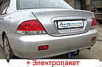 Фаркоп - Mitsubishi Lancer 9 classik Седан / Універсал (2003-2009) з'ємний на 2 болтах