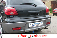 Фаркоп - Mitsubishi Outlander Кроссовер (2003-2008) съемный на 2 болтах