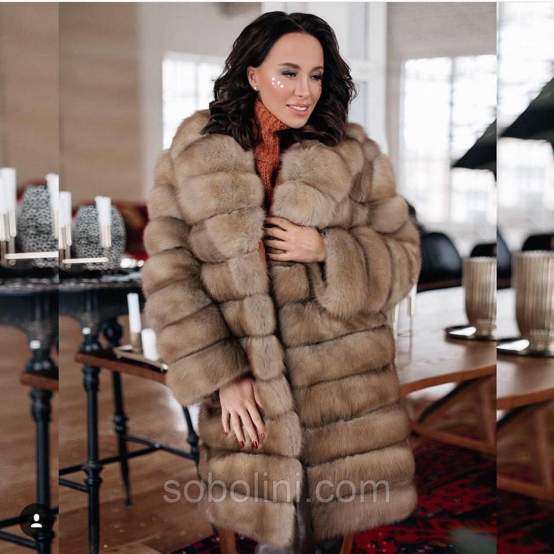 Шуба з хутра соболю, індпошиття, фото 1