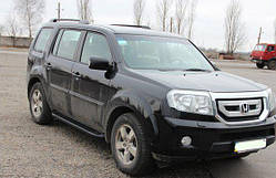 Силові пороги Honda Pilot II (варіант Allmond Black)