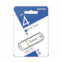 USB Flash Drive 4Gb Smartbuy Crown White