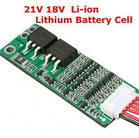 Контролер заряду/розряджання BMS 5S 15A 18V/21V (з балансуванням) Li-Ion 18650