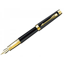 Ручка Parker чорнильна PREMIER Black Lacquer GT FP F (89 712)