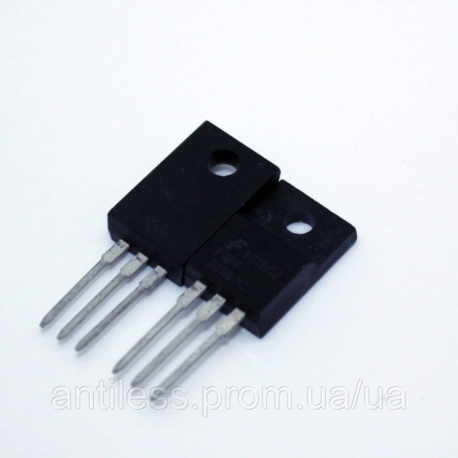 Купить Транзистор MOSFET N-канал FQPF20N60C FQPF20N60 20N60C TO-220F по ...
