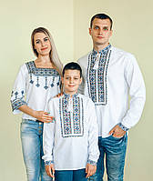 Вишиванки для сім'ї в одному стилі.