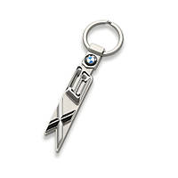 Брелок BMW X6 Key Ring Silver, оригинал (80272454661)