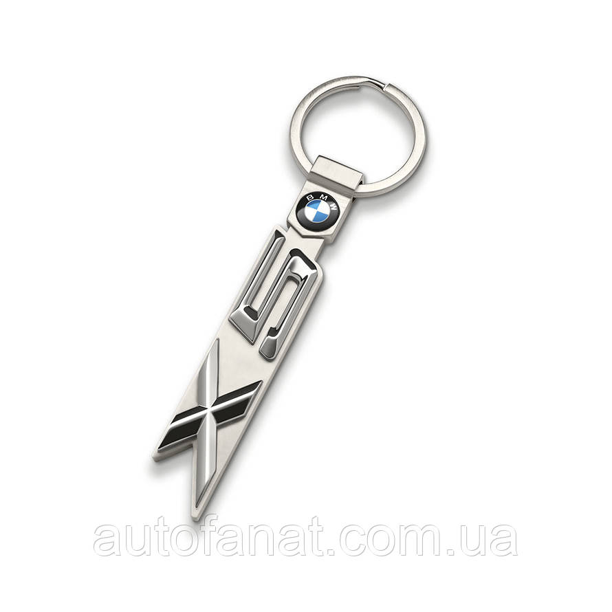 Брелок BMW X5 Key Ring, Silver Оригінал (80272454660)