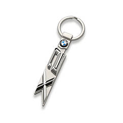 Брелок BMW X2 Key Ring, Silver Оригінал (80272454657)