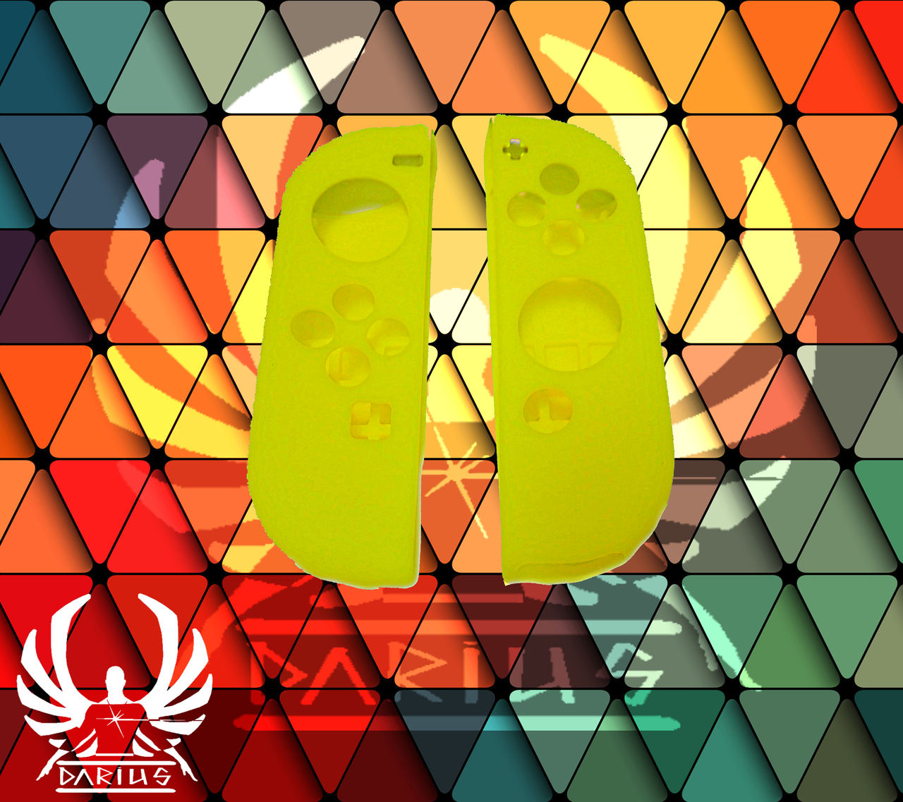 Силіконовий чохол для джойстика Nintendo Switch (жовтий)