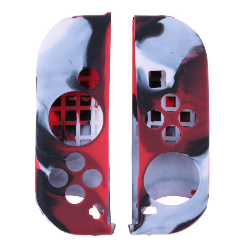 Силіконовий чохол Game Teh X для джойстика Nintendo Switch (камуфляж-червоний